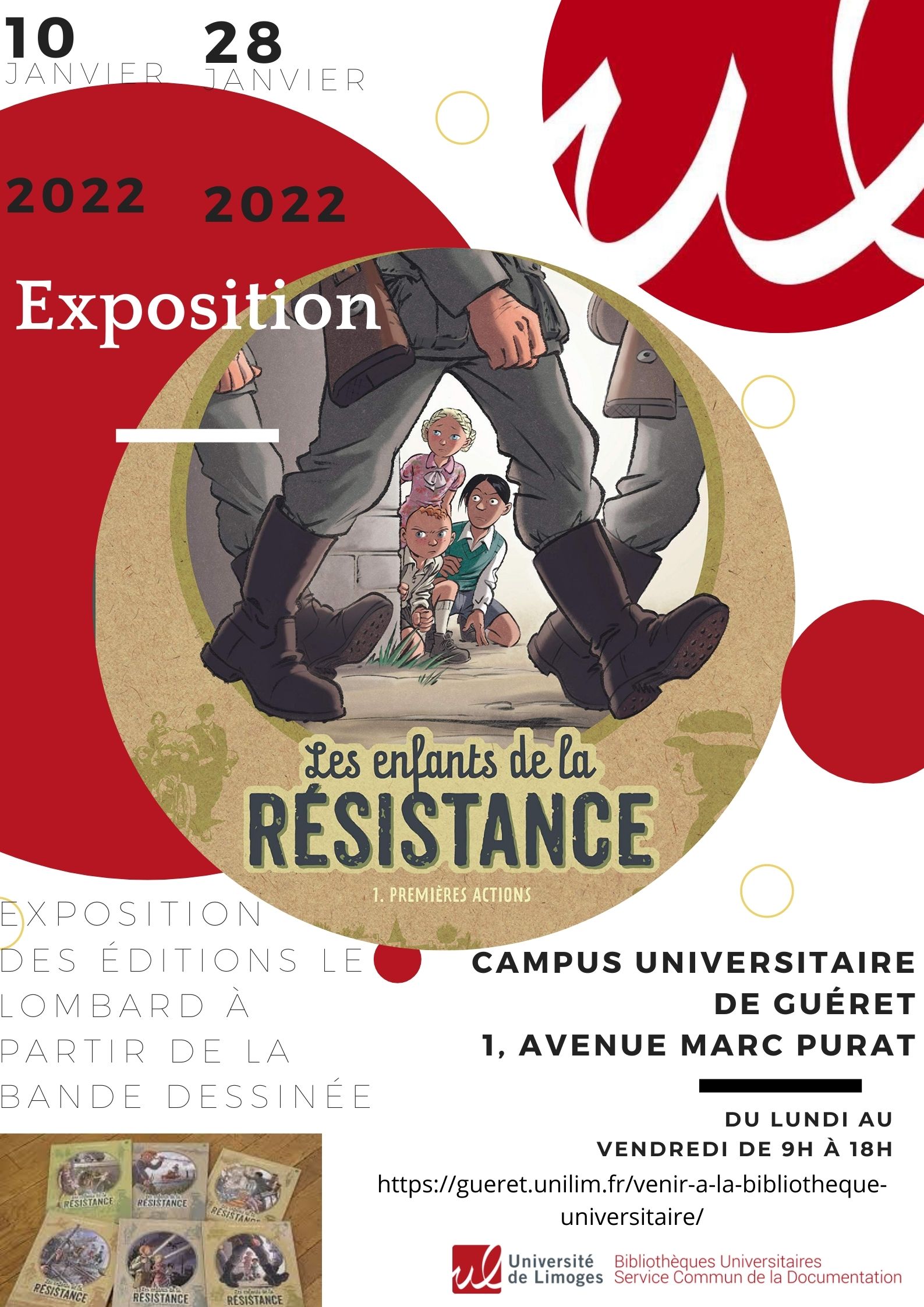 Exposition Les enfants de la résistance - Campus de Guéret